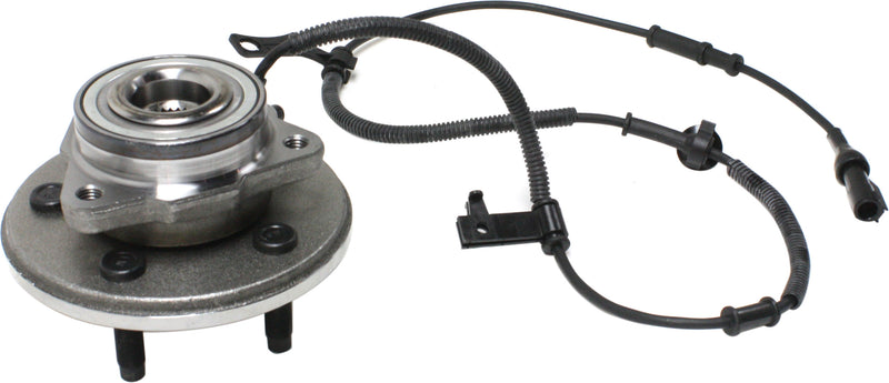 Front Driver and Passenger Side Wheel Hubs With Bearing With Sensor