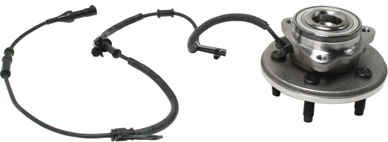 Front Driver and Passenger Side Wheel Hubs With Bearing With Sensor