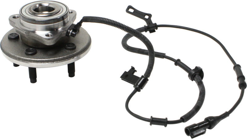 Front and Rear Driver and Passenger Side Wheel Hubs With Bearing With Sensor