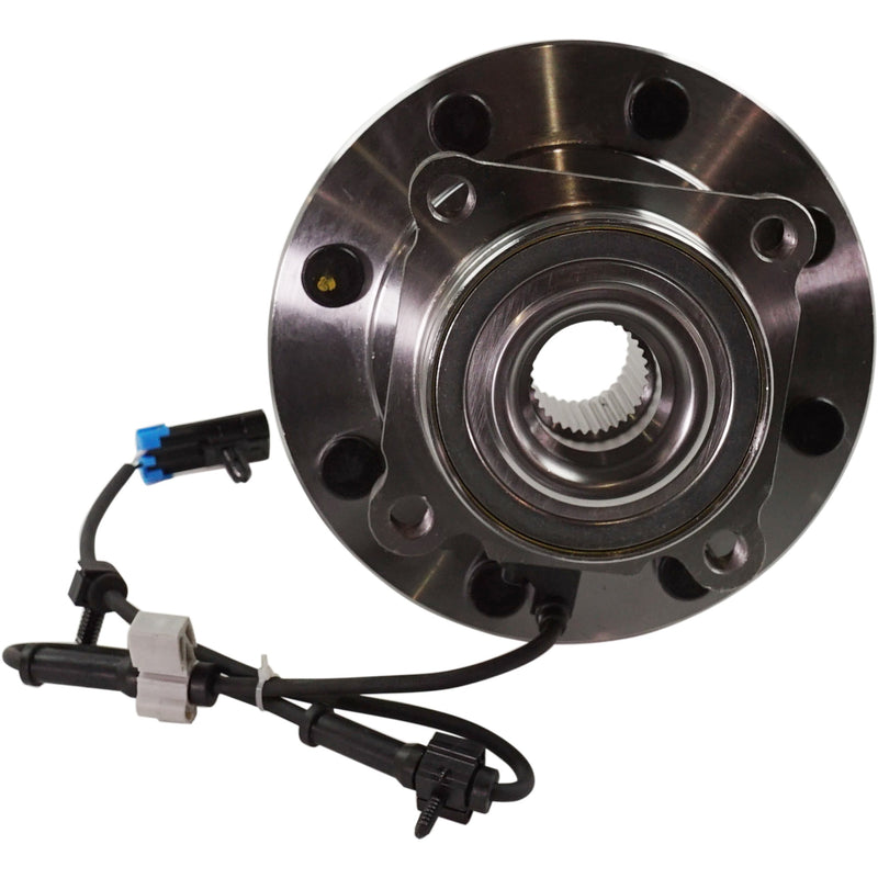 Front Driver and Passenger Side Wheel Hubs With Bearing With Sensor