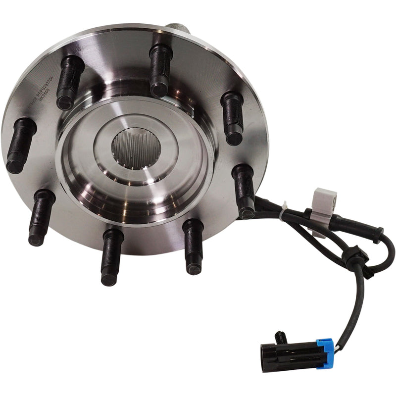 Front Driver and Passenger Side Wheel Hubs With Bearing With Sensor