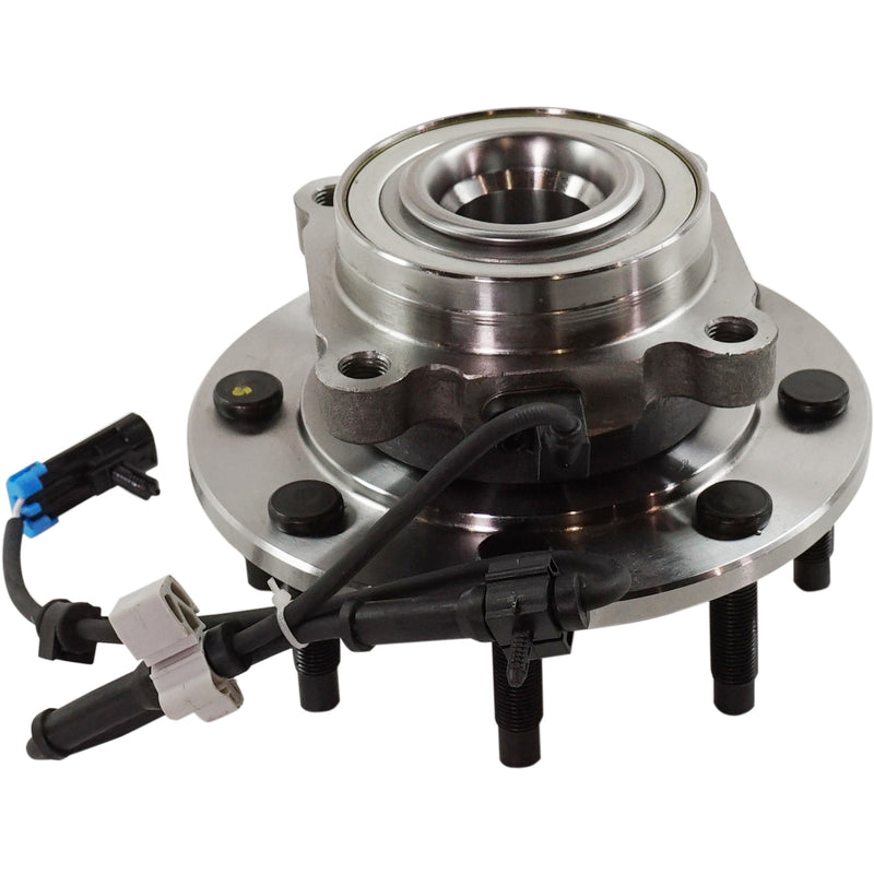 Front Driver and Passenger Side Wheel Hubs With Bearing With Sensor