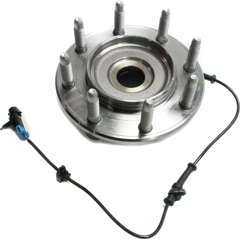 Front Driver and Passenger Side Wheel Hubs With Bearing With Sensor