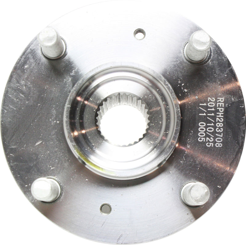 Front Driver and Passenger Side Wheel Hubs w/o Bearing