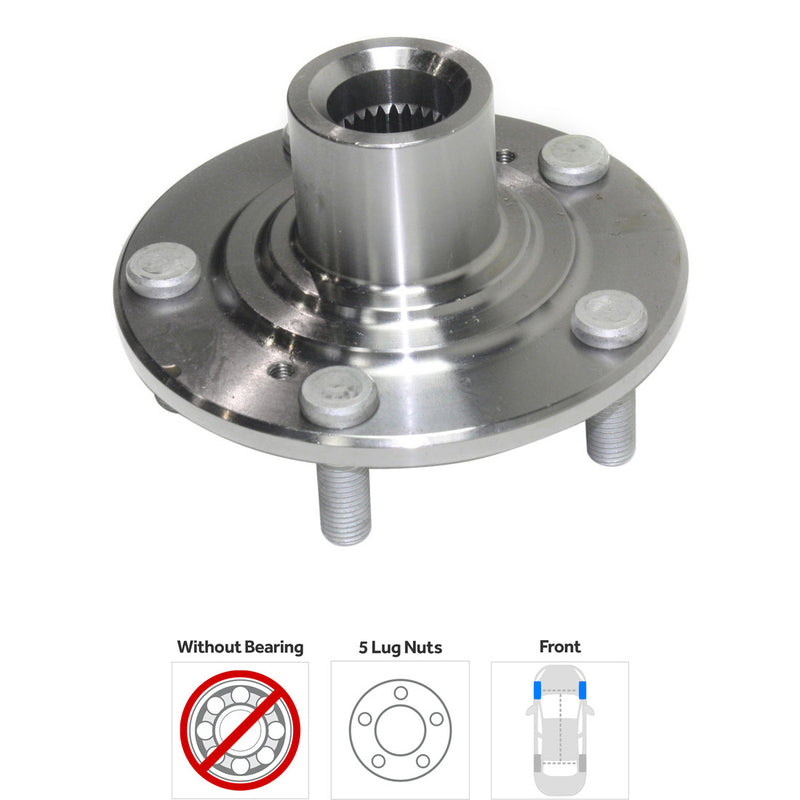 Front And Rear Driver And Passenger Side Wheel Hubs