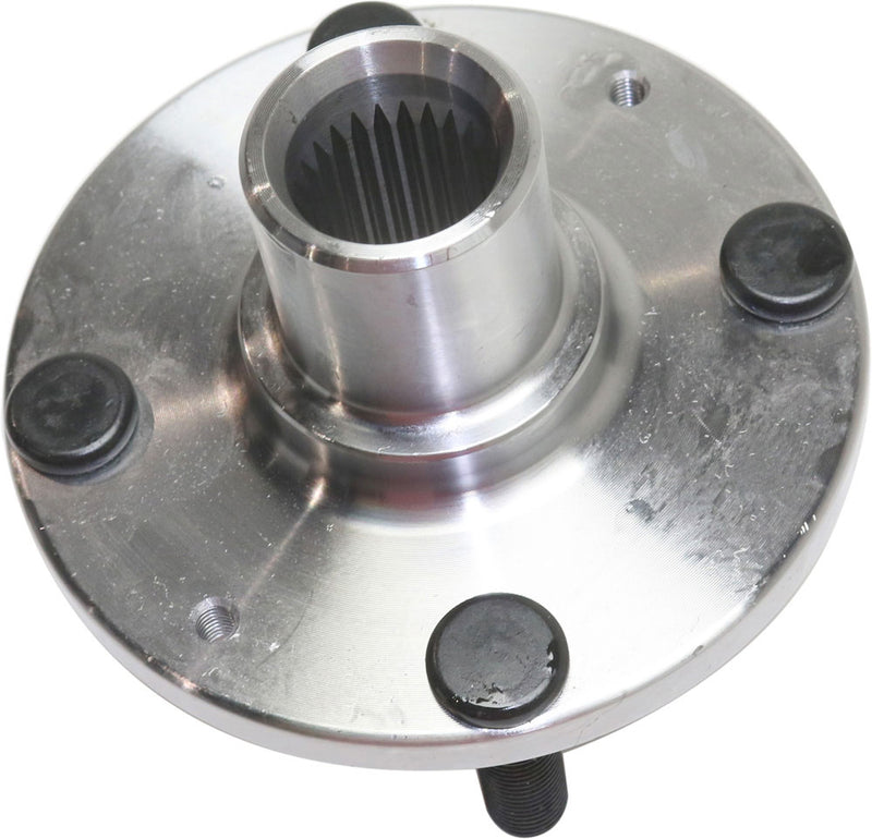 Front and Rear Driver and Passenger Side Wheel Hubs Front - w/o Bearing Rear - With Bearing Non-ABS