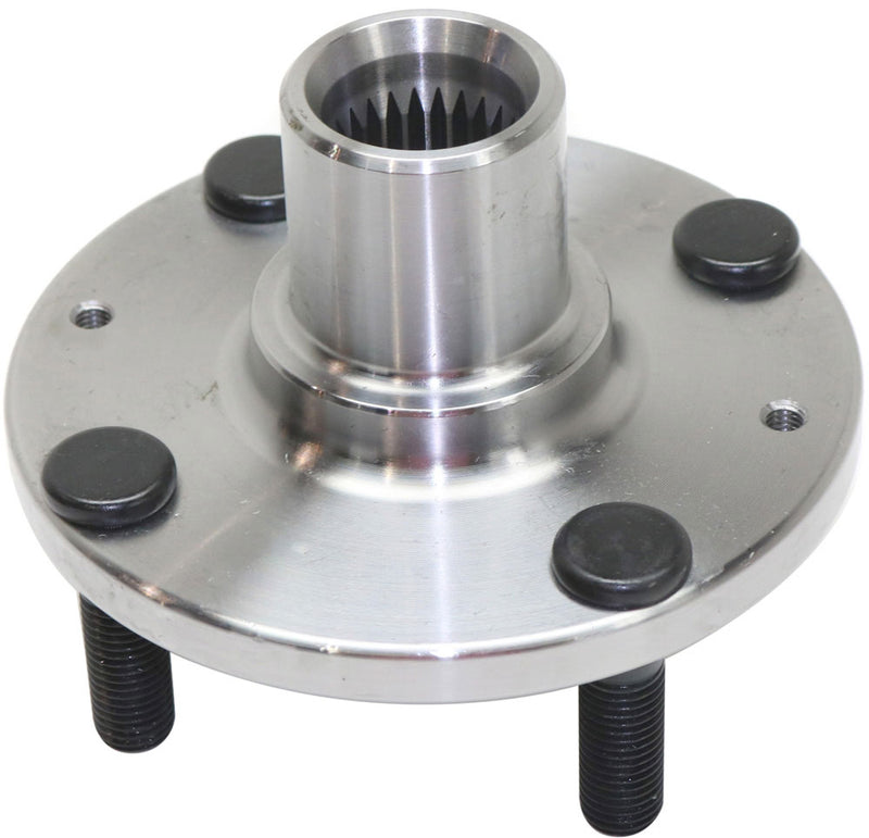Front and Rear Driver and Passenger Side Wheel Hubs Front - w/o Bearing Rear - With Bearing Non-ABS