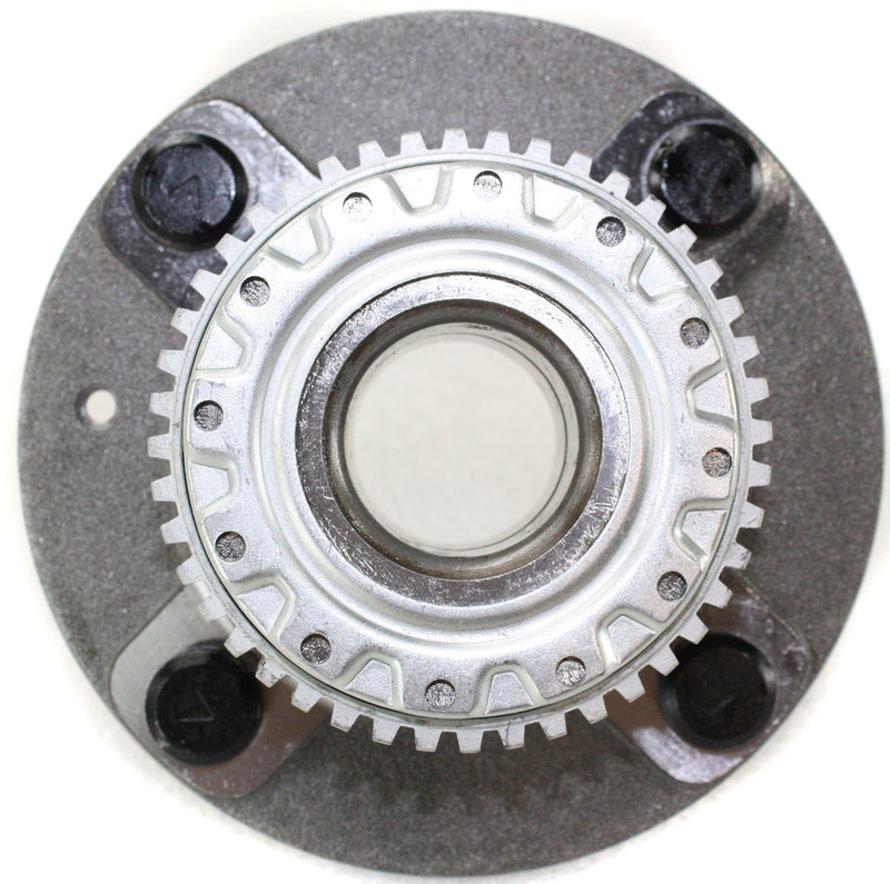 Rear Driver and Passenger Side Wheel Hubs With Bearing 44-teeth tone ring 3.38 in. ABS Tone Ring Diameter