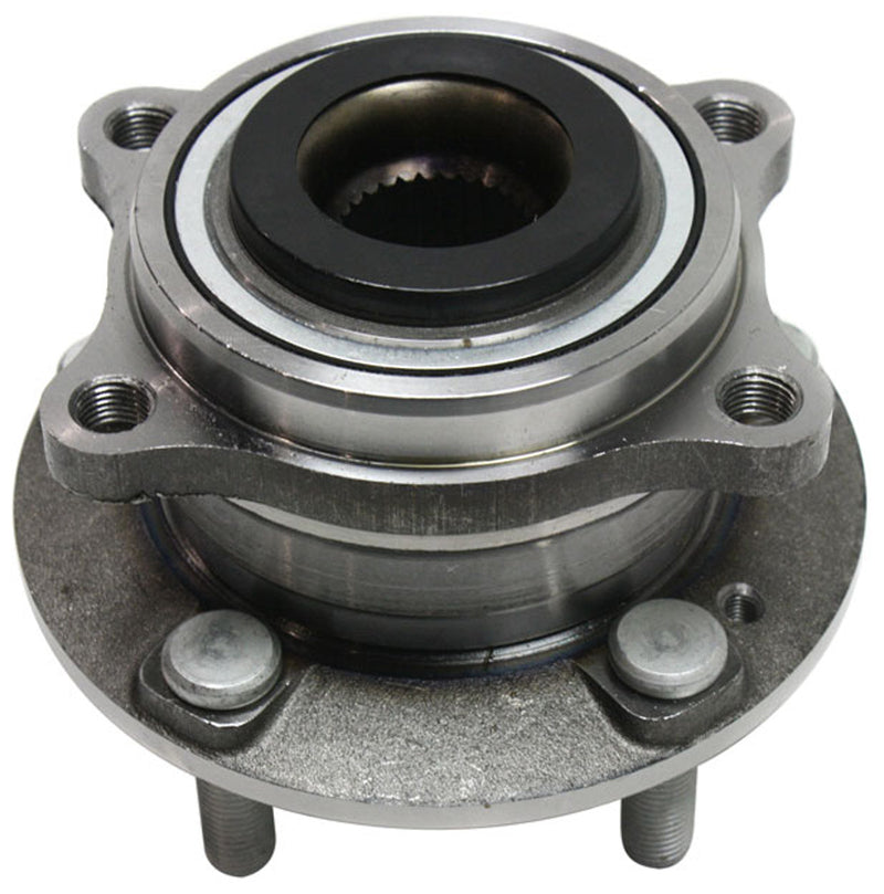 Front and Rear Driver and Passenger Side Wheel Hubs With Bearing 5 x 4.5 in. Bolt Pattern Front Wheel Drive
