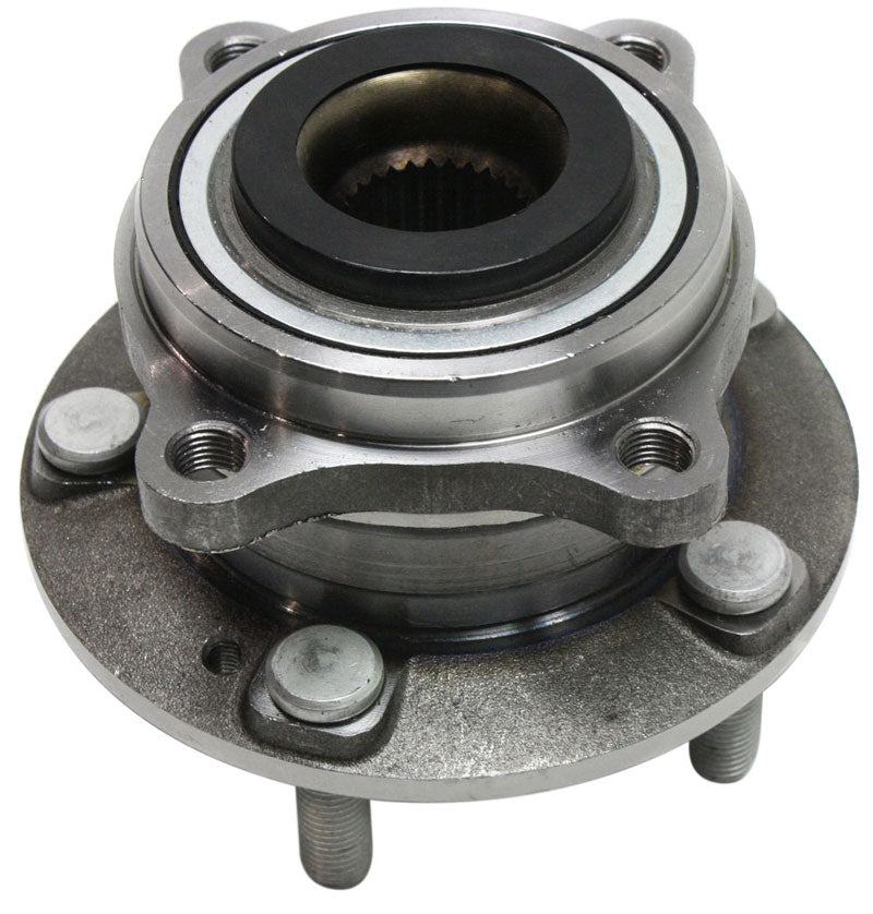 Front and Rear Driver and Passenger Side Wheel Hubs With Bearing 5 x 4.5 in. Bolt Pattern Front Wheel Drive