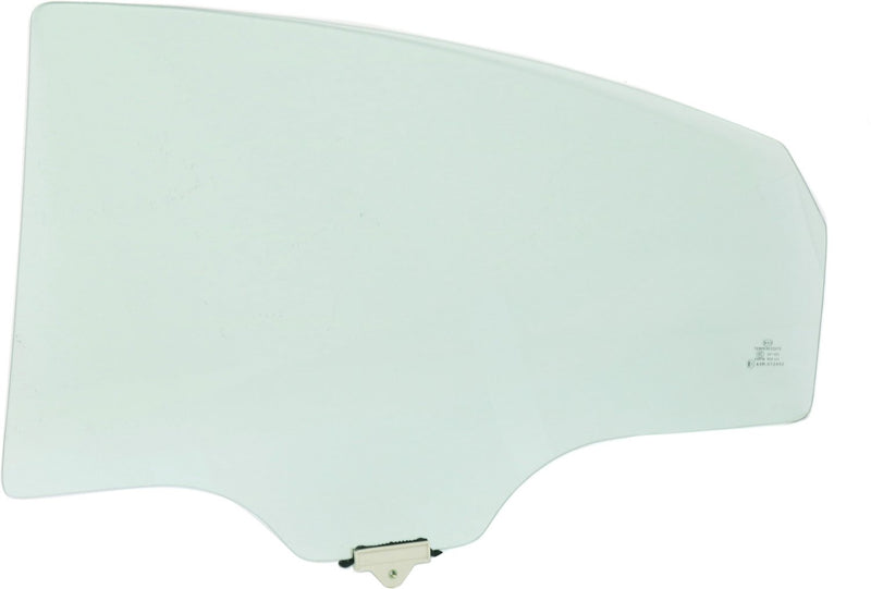 Rear Driver And Passenger Side Door Glasses Green Tint