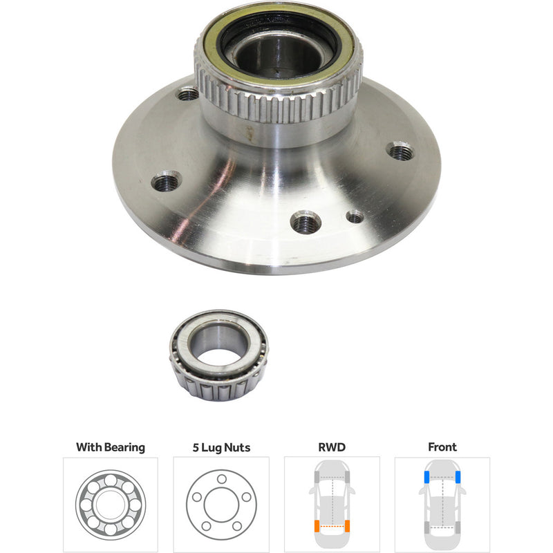 Set Of 2 - Front Wheel Hubs With Bearing