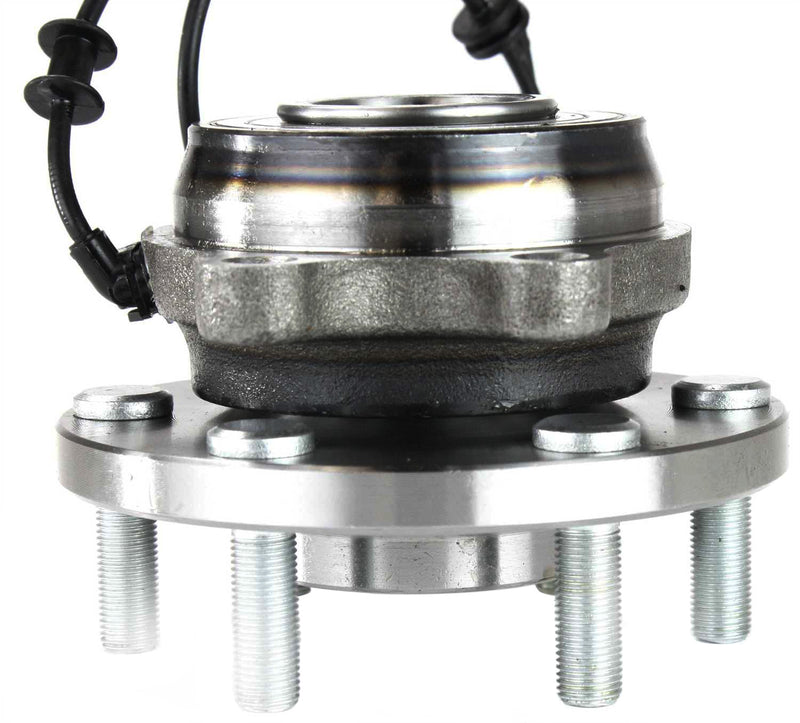 Set Of 2 - Front Wheel Hubs With Bearing With Sensor Four Wheel Drive