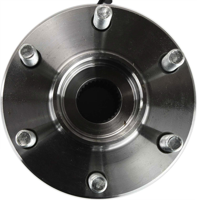 Set Of 4 - Front and Rear Wheel Hubs With Bearing With Sensor