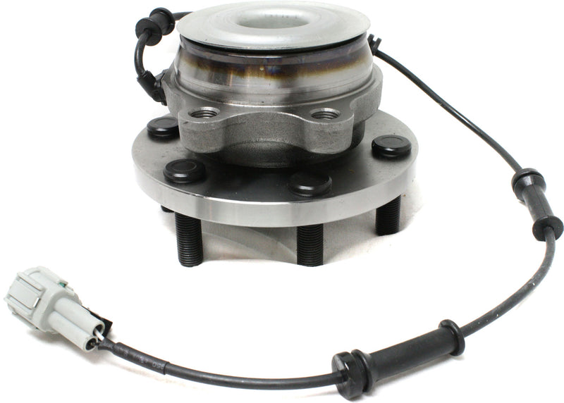 Set Of 2 - Front Wheel Hubs With Bearing With Sensor 6 x 4.5 in. Bolt Pattern Rear Wheel Drive