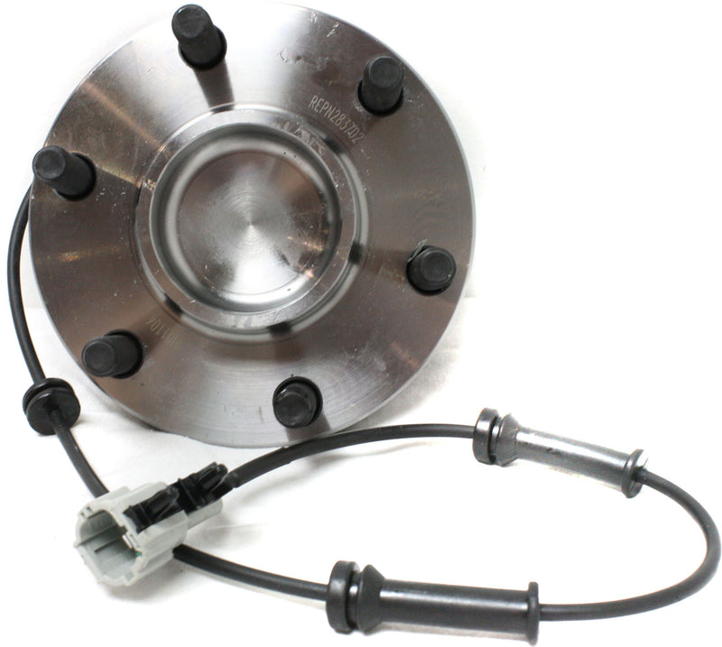 Set Of 4 - Front and Rear Wheel Hubs With Bearing With Sensor Rear Wheel Drive