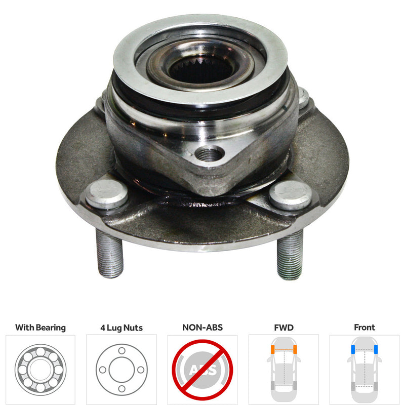 Front Wheel Hubs With Bearing