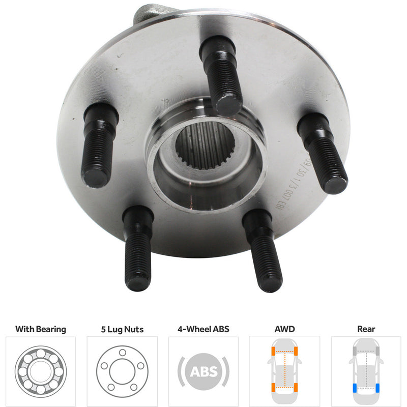 Rear Wheel Hubs With Bearing All Wheel Drive