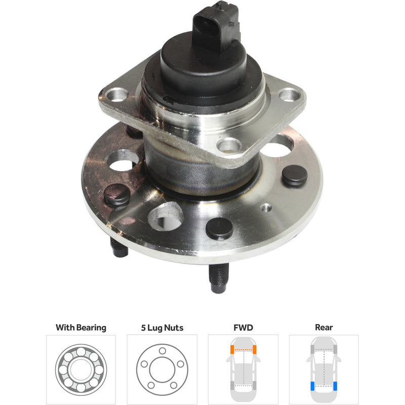 Rear Wheel Hubs With Bearing With Sensor