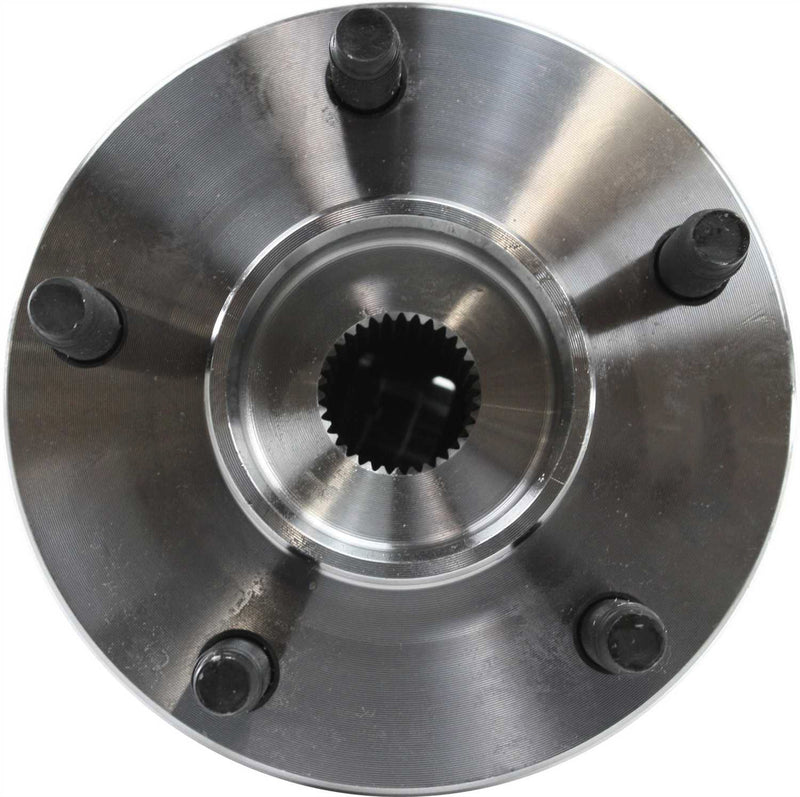 Set Of 2 - Front Wheel Hubs With Bearing With Sensor 5 Lugs