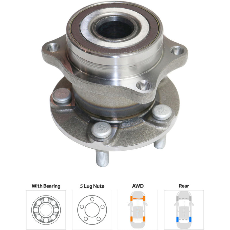 Set Of 2 - Rear Wheel Hubs With Bearing