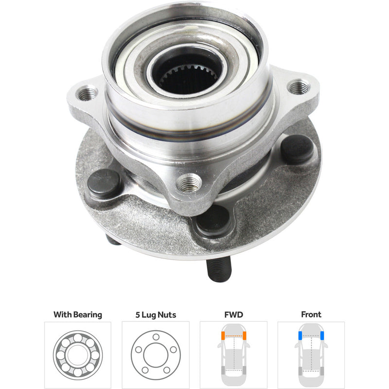 Hub Assembly Front Passenger & Driver Side