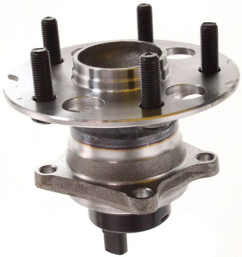 Set Of 2 - Rear Wheel Hubs With Bearing With Sensor Front Wheel Drive 4-Wheel ABS