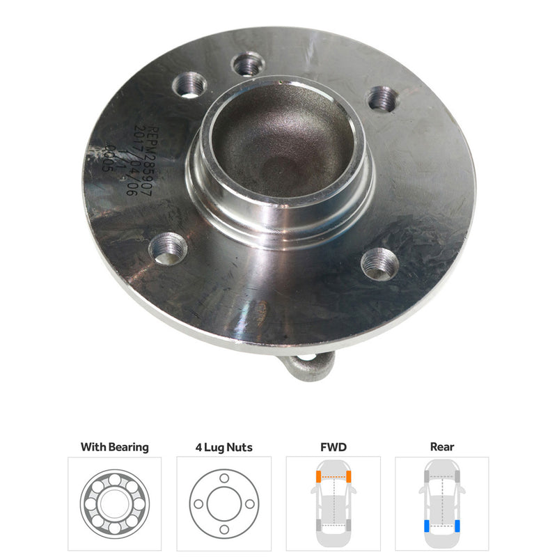 Hub Assembly Front & Rear Passenger & Driver Side