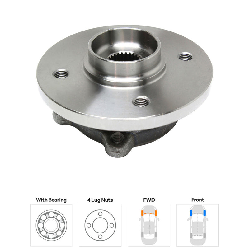 Hub Assembly Front & Rear Passenger & Driver Side