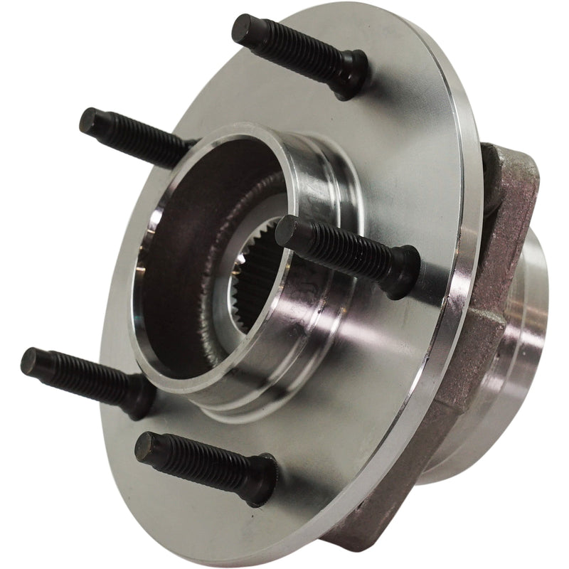 Set Of 2 - Front Wheel Hubs With Bearing Four Wheel Drive 2-Wheel ABS