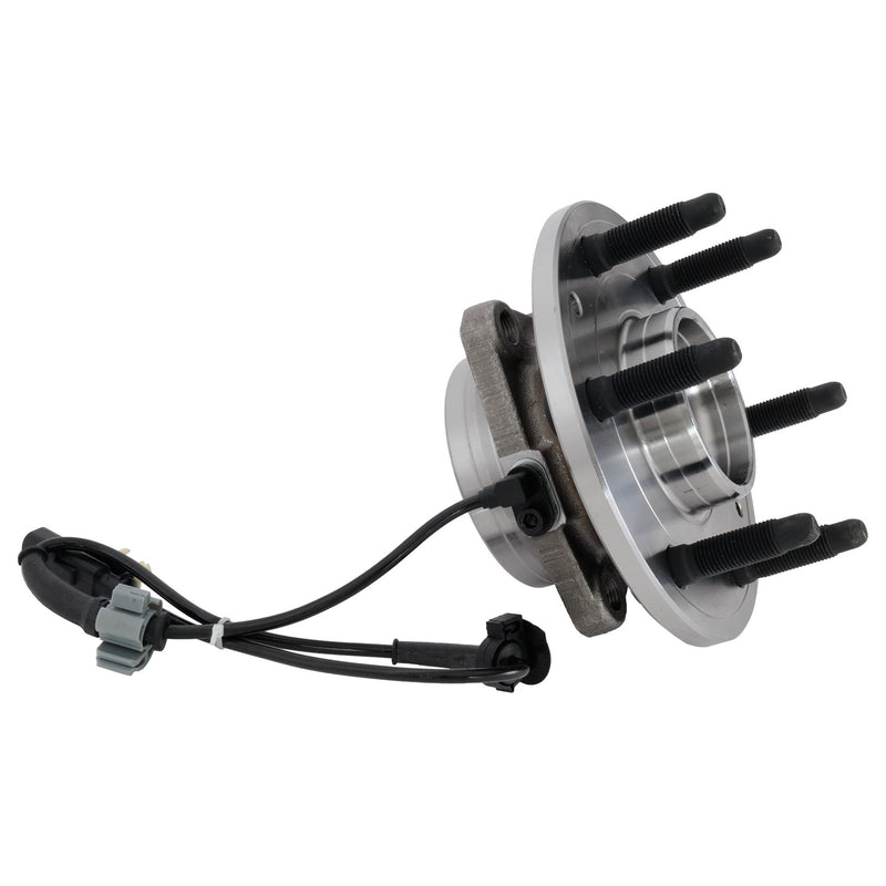 Set Of 2 - Front Wheel Hubs With Bearing Four Wheel Drive 5-Stud Hub 2-Wheel ABS