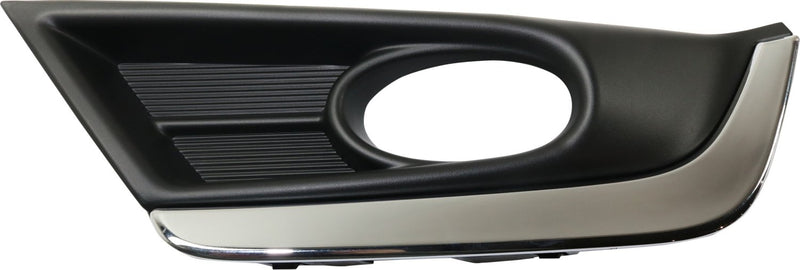 Front Driver And Passenger Side Fog Light Trims Black And Chrome | HO1039135,HO1038135