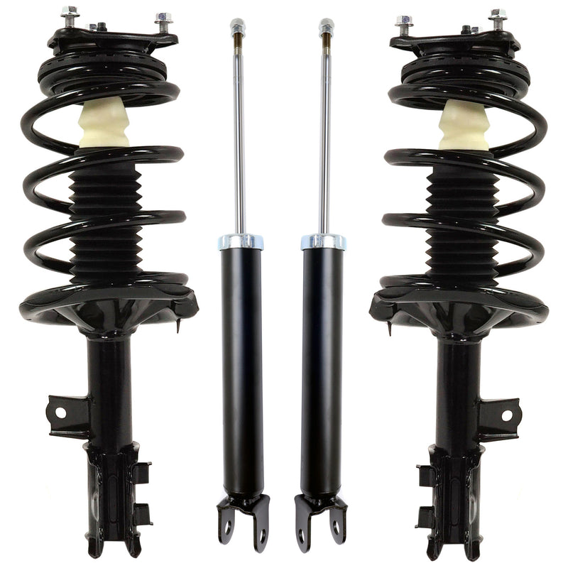 Set Of 4 - Shocks and Loaded Struts - Front and Rear Driver and Passenger Side