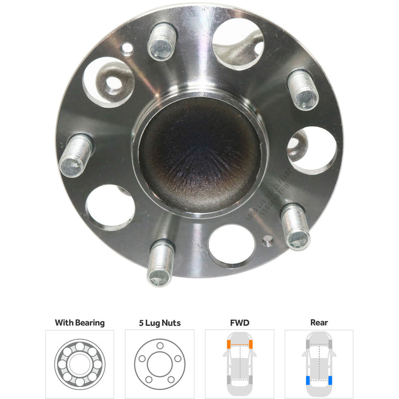 Set Of 2 - Rear Wheel Hubs With Bearing