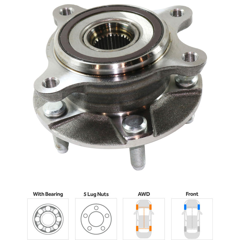 Front Wheel Hubs With Bearing