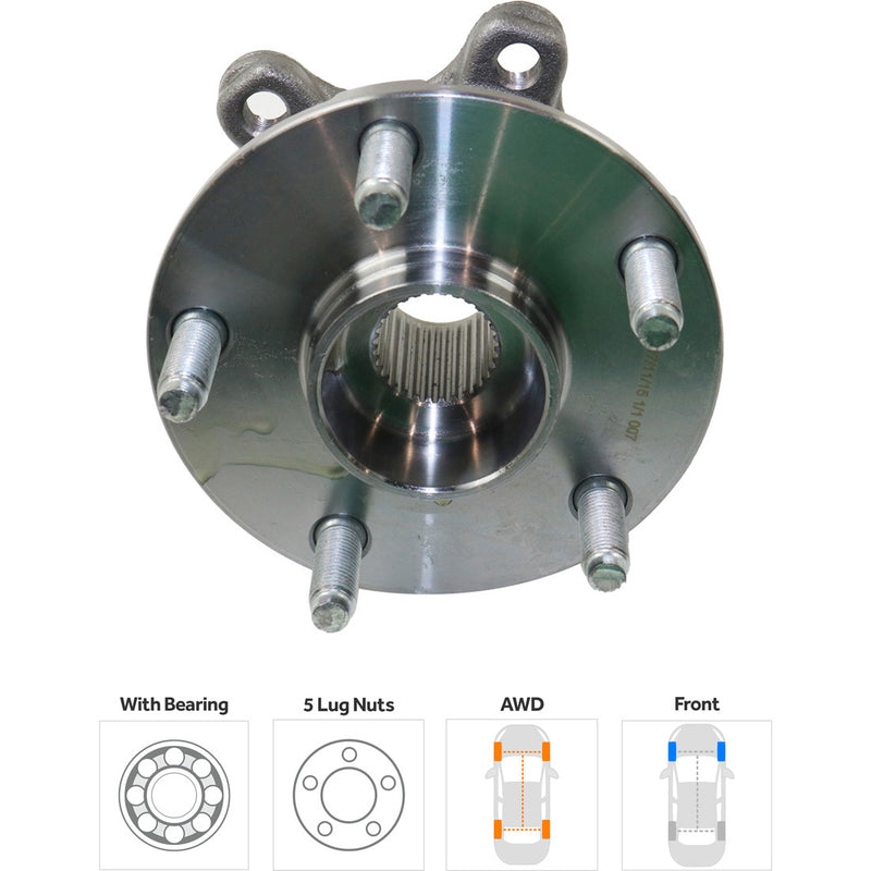Front Wheel Hubs With Bearing