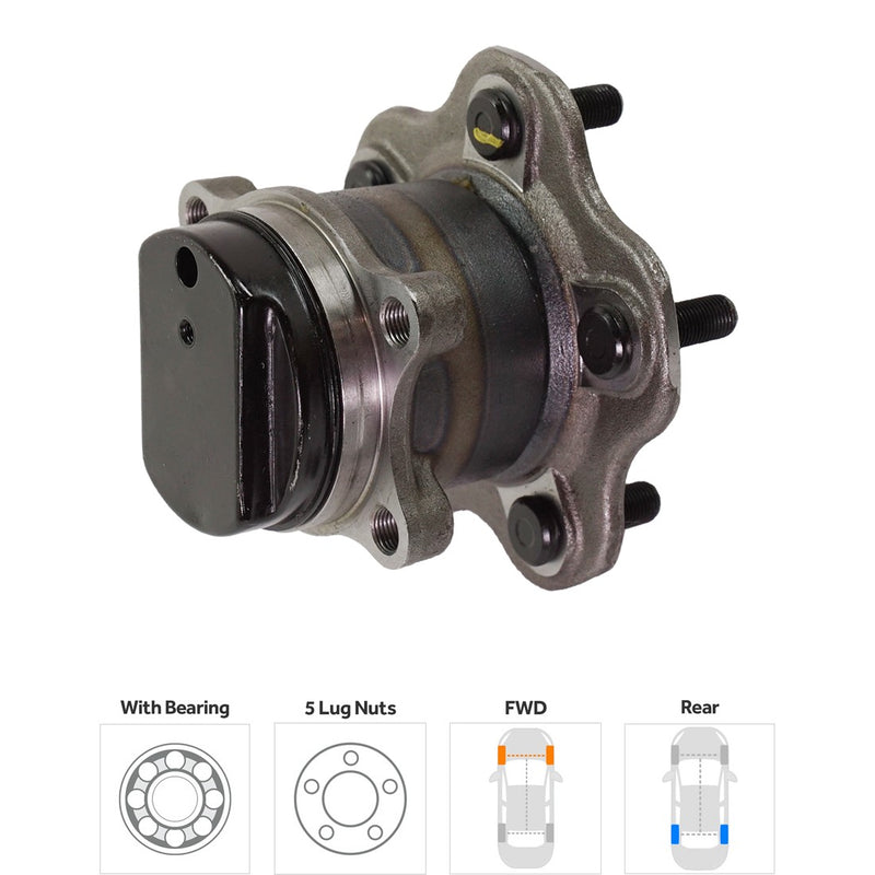 Set Of 2 - Rear Wheel Hubs With Bearing