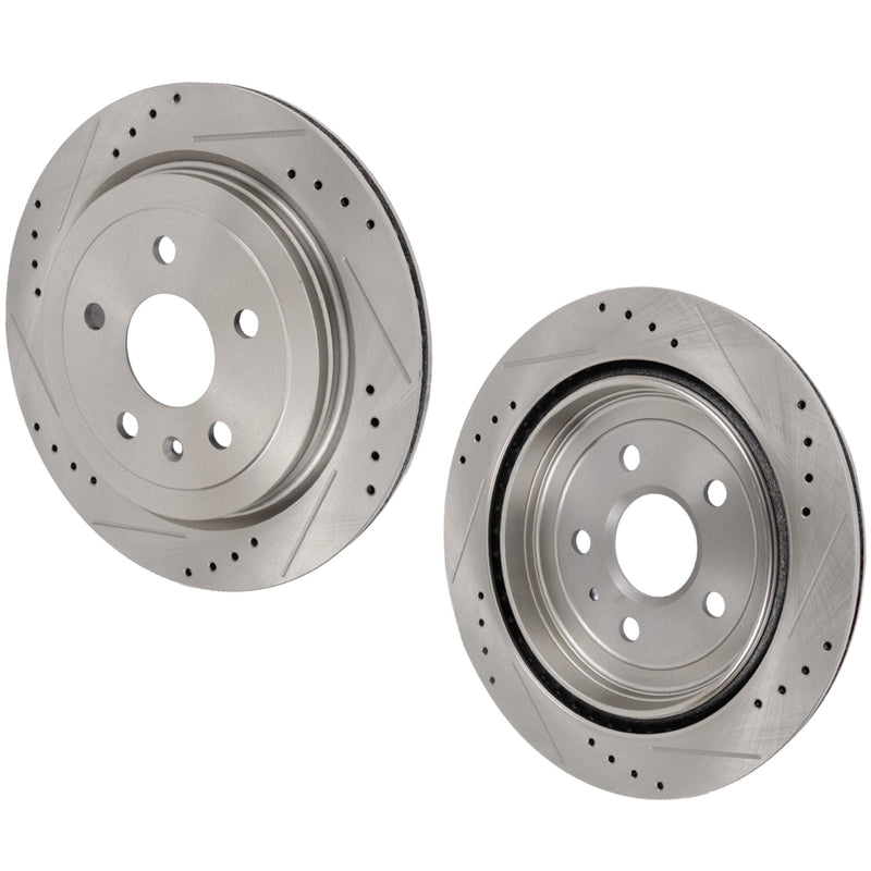 Disc Brake Rotor CarParts SET-STPC27110057DRS2