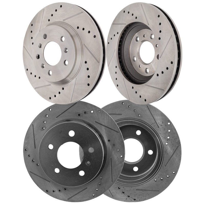 Disc Brake Rotor CarParts SET-STPC27110072DRS4