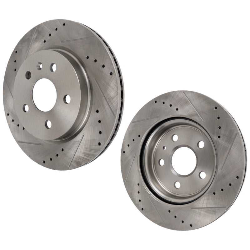 Disc Brake Rotor CarParts SET-STPC27110076DRS2