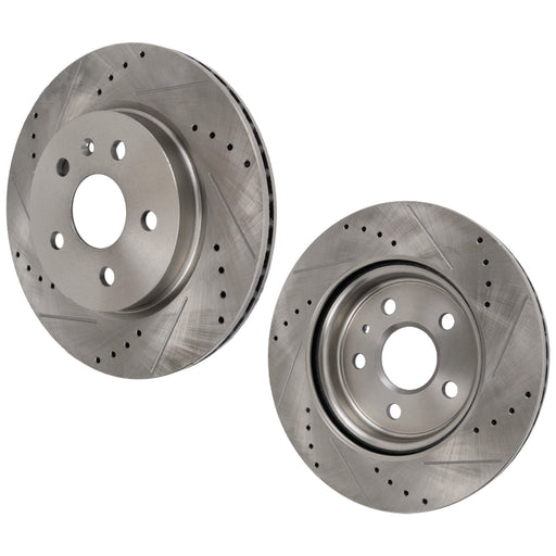 Disc Brake Rotor CarParts SET-STPC27110076DRS2