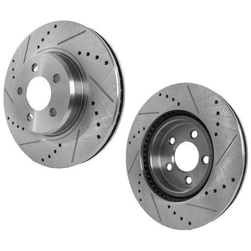 Disc Brake Rotor CarParts SET-STPD27110025DRS2