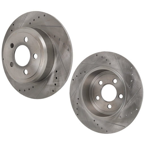 Disc Brake Rotor CarParts SET-STPD27110027DRS2