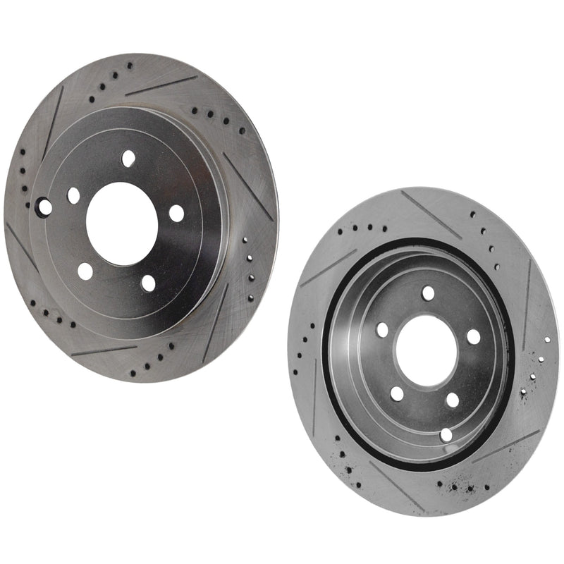 Disc Brake Rotor CarParts SET-STPF27110027DRS2
