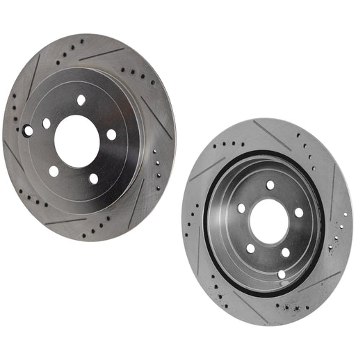 Disc Brake Rotor CarParts SET-STPF27110027DRS2