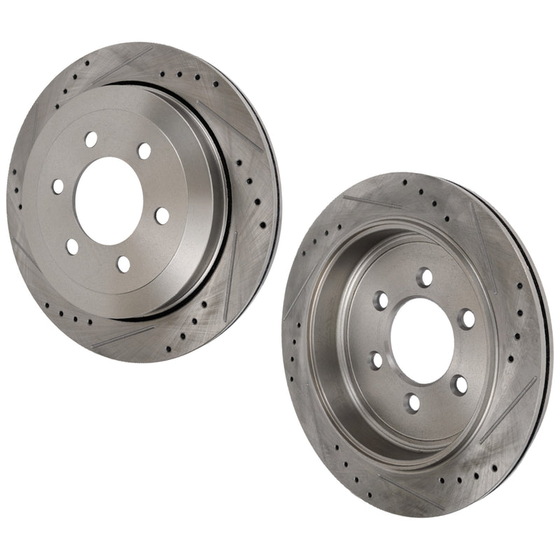 Disc Brake Rotor CarParts SET-STPF27110039DRS2