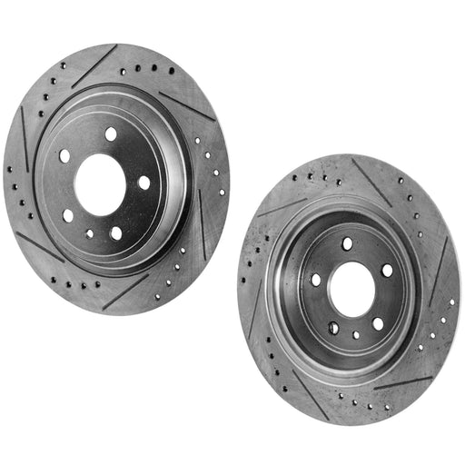 Disc Brake Rotor CarParts SET-STPF27110124DRS2