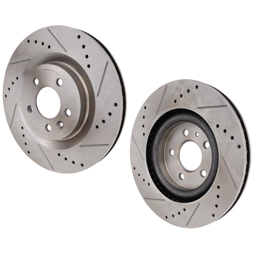 Disc Brake Rotor CarParts SET-STPF27110138DRS2
