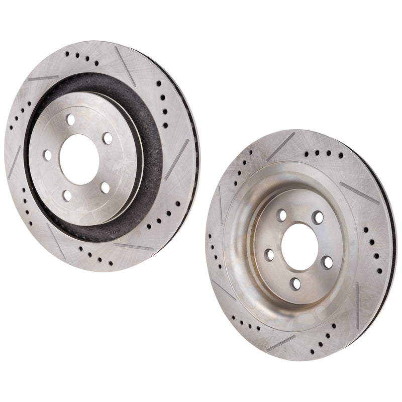 Disc Brake Rotor CarParts SET-STPF27110142DRS2