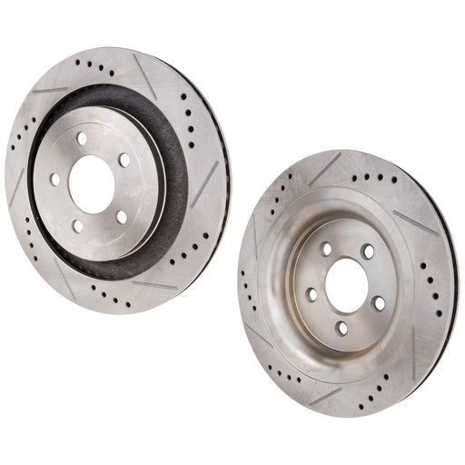 Disc Brake Rotor CarParts SET-STPF27110142DRS2